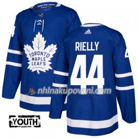 Toronto Maple Leafs Dresy Morgan Rielly 44 Adidas 2017-2018 Modrá Authentic - Dětské